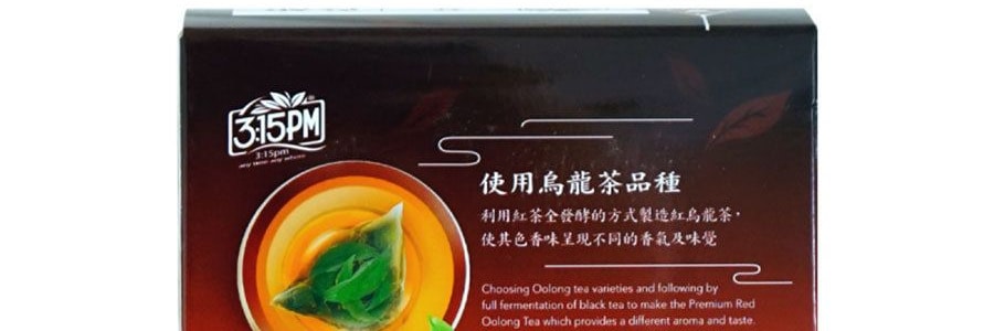 台灣三點一刻 紅烏龍茶 21g【養生沖泡獨立茶包】