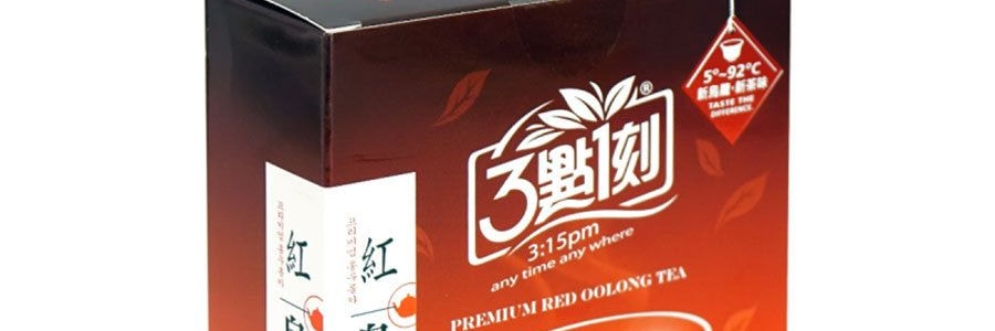台灣三點一刻 紅烏龍茶 21g【養生沖泡獨立茶包】