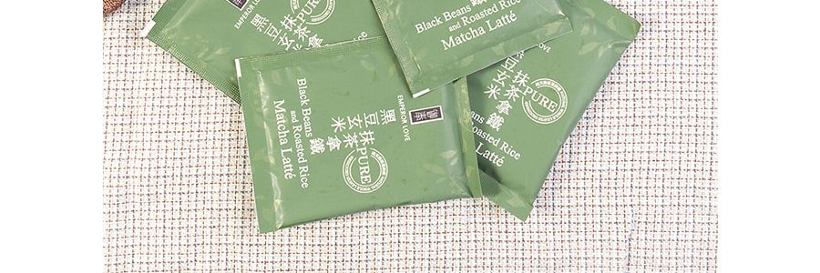 台灣EMPEROR LOVE禦奉 黑豆玄米抹茶拿鐵 12包入 240g