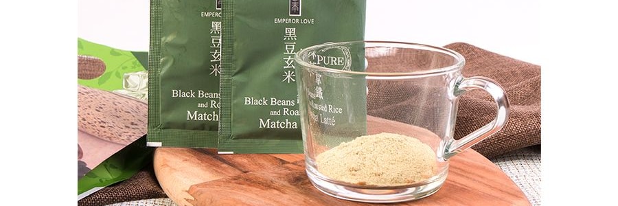 台灣EMPEROR LOVE禦奉 黑豆玄米抹茶拿鐵 12包入 240g