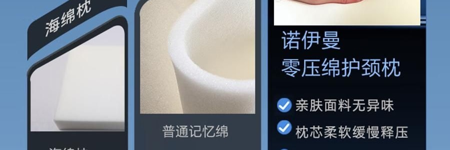 NOYOKE諾伊曼 記憶棉枕頭 飯店升級款護頸減壓 高枕10cm 【附雙感枕套】 70*42*10cm