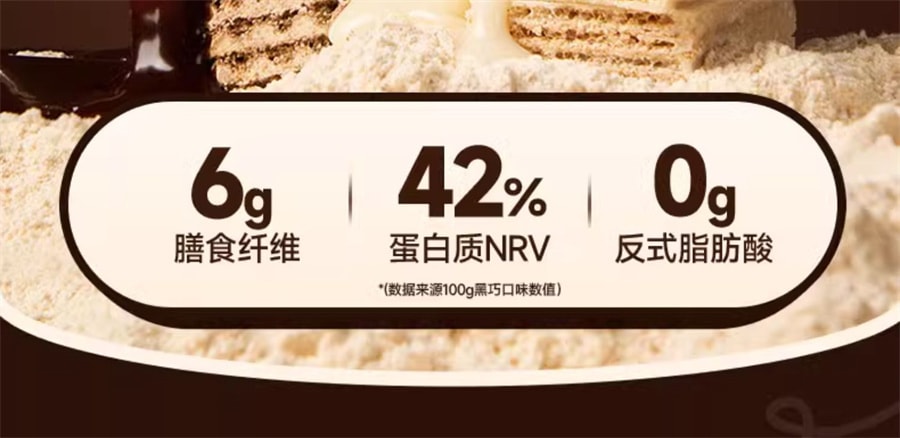 【中国直邮】碧翠园  蛋白棒代餐乳清威化能量饼干减低0无糖精脂肪卡解馋热量饱腹零食  牛奶味180g/盒