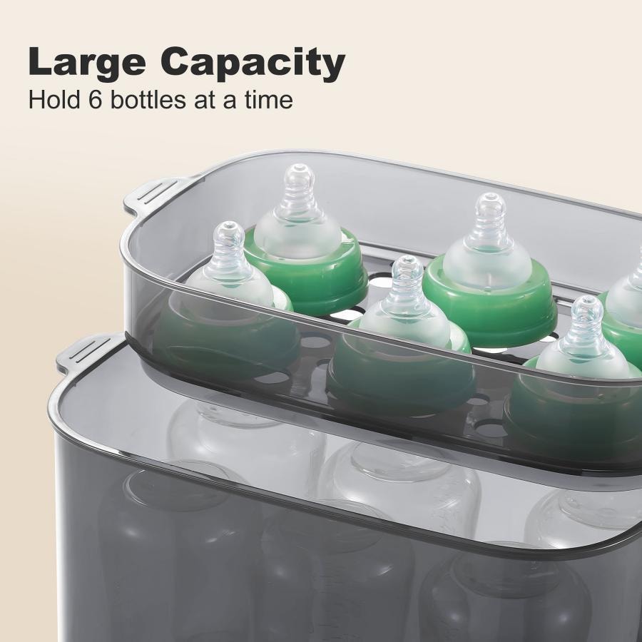 【美國直郵】AMZBABYCHEF 四合一嬰兒奶瓶消毒器和烘乾機