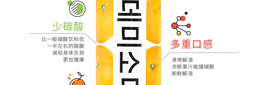 【韓書俊同款】韓國DONGA OTSUKA 微炭酸飲料 柳橙口味 250ml