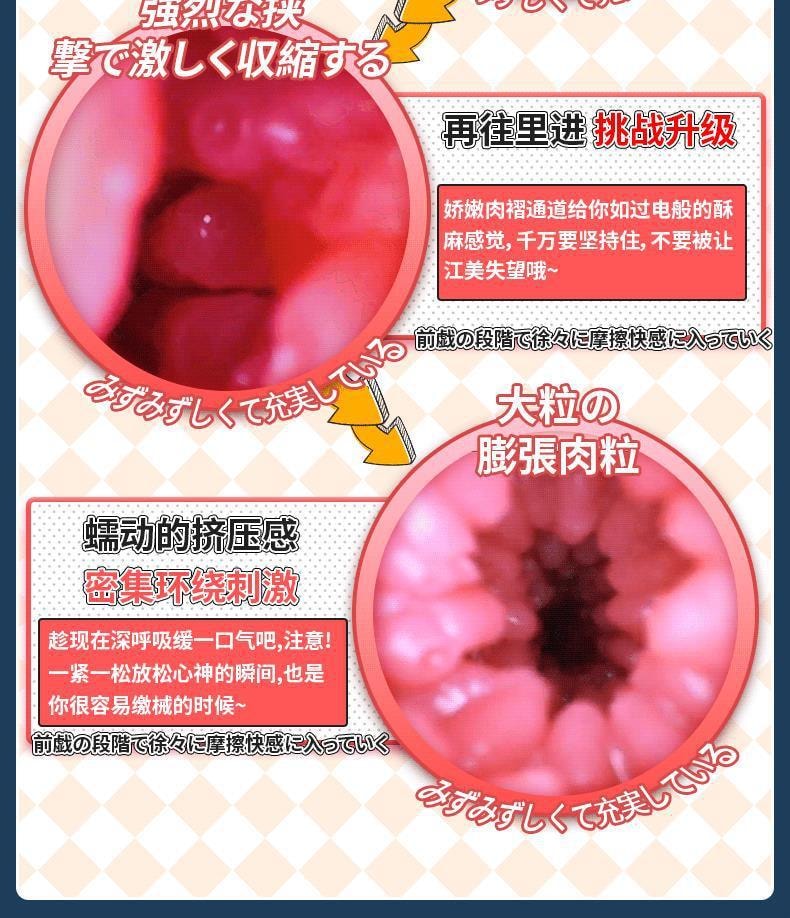 【中國直郵】 正大 二女兒男用名器深田悠美倒模飛機杯310g/盒成人情趣性用品
