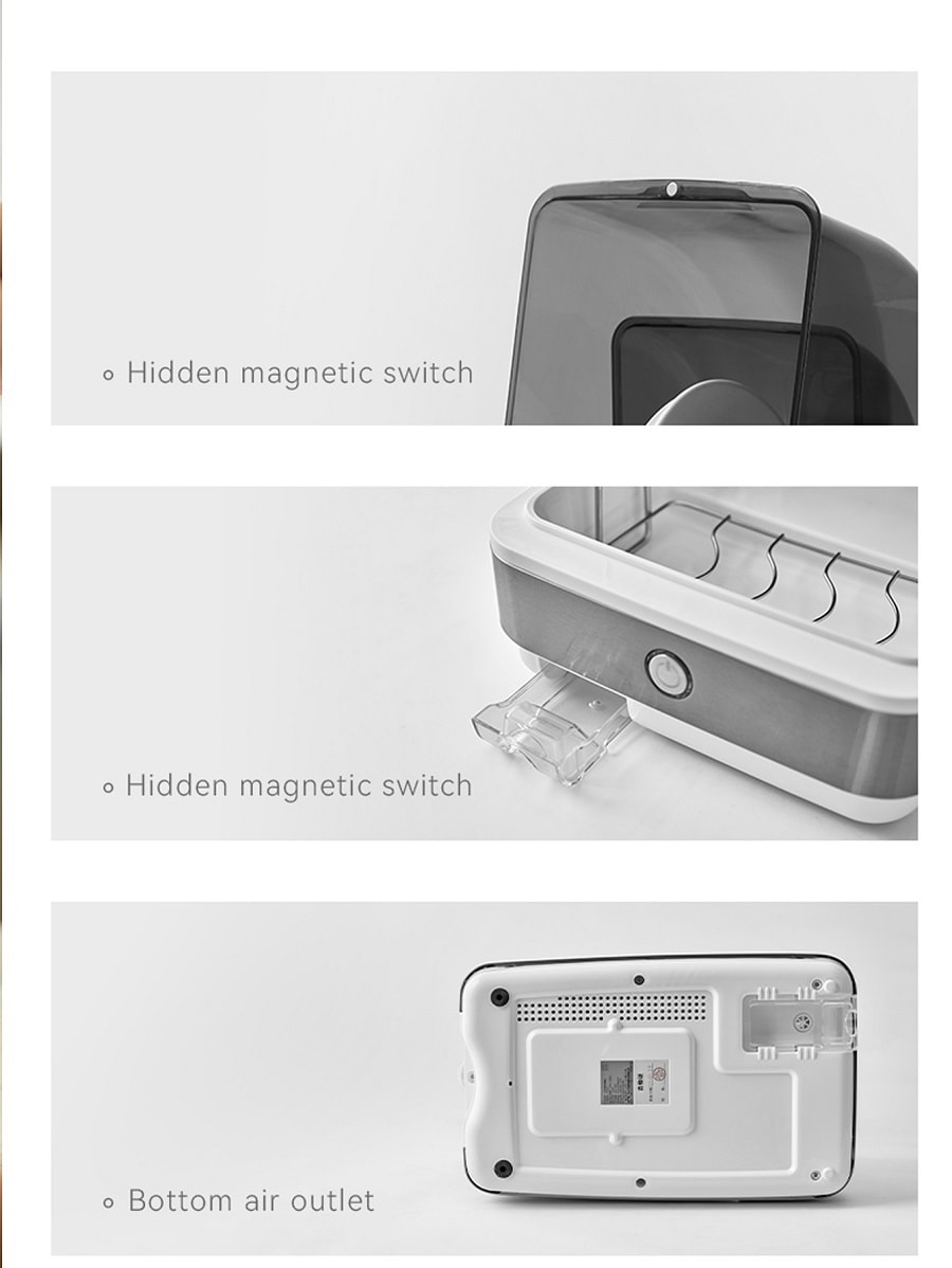 OLAYKS 22L 消毒櫃 白色 奶瓶消毒 餐具烘乾 桌上型 家用小型 22L 100~120V通用