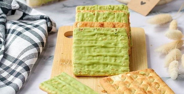 GERY Matcha Latte Crackers 20g x 5pcs