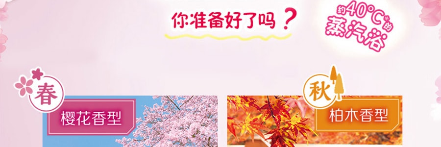 日本KAO花王 蒸氣眼罩四季限定款 四種香味 20枚入