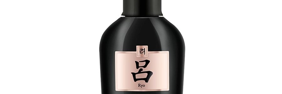 韓國RYO呂 黑色參寶抗老化防脫髮 中/乾性髮質適用 洗髮精x2瓶+護髮素x1瓶【黑呂超值400ml*3瓶裝】