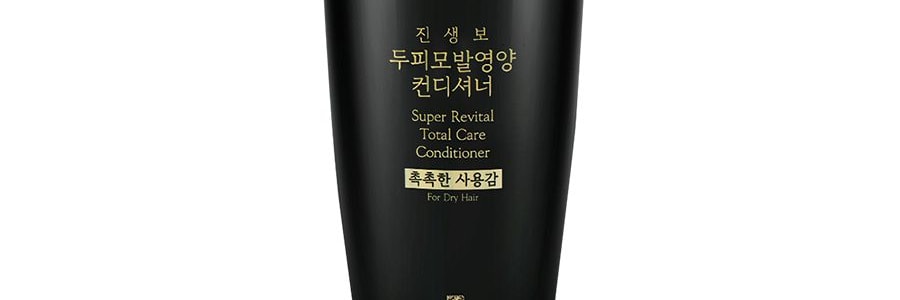 韓國RYO呂 黑色參寶抗老化防脫髮 中/乾性髮質適用 洗髮精x2瓶+護髮素x1瓶【黑呂超值400ml*3瓶裝】