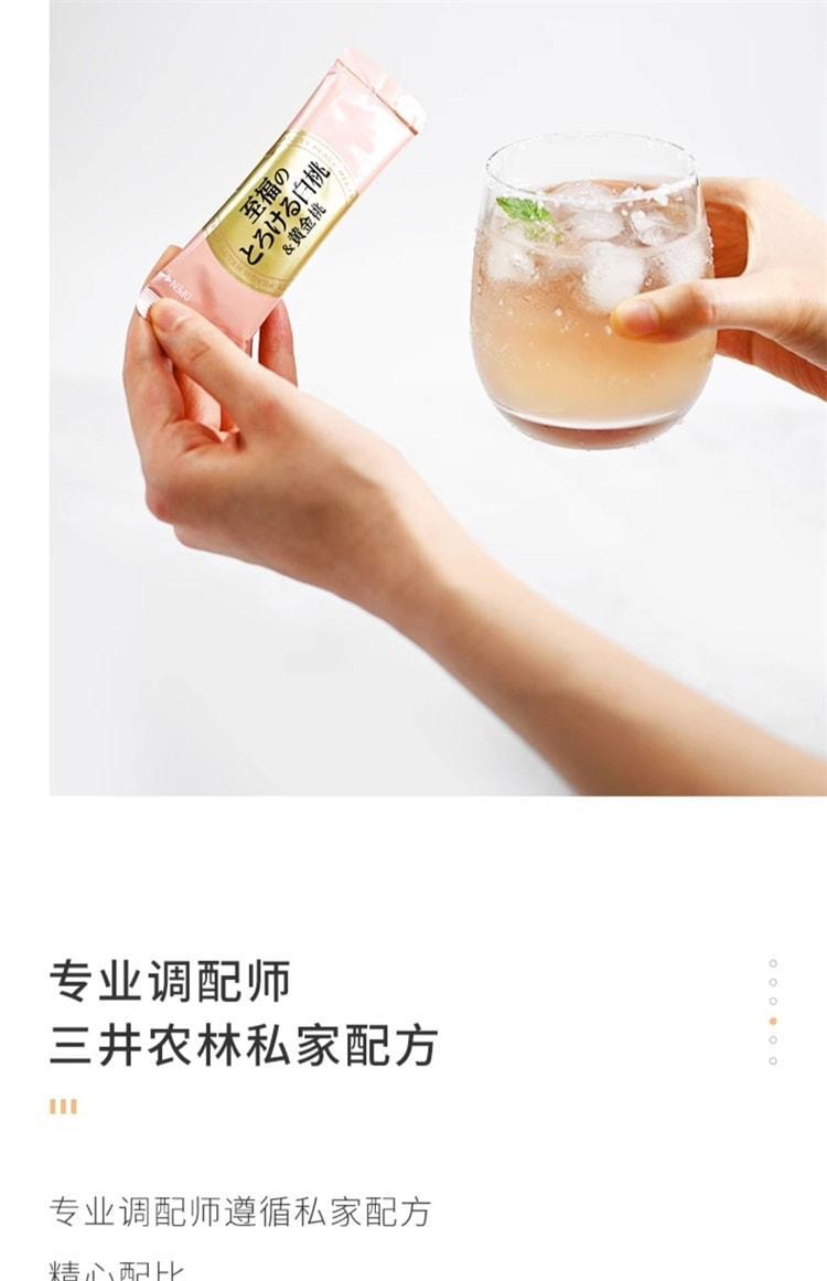 日本 日东红茶 NITTOH TEA 白桃黄金桃果汁冲饮 8包入