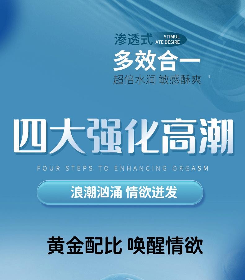 【中國直郵】 交悅 2代漲潮水pro+女性敏感度愛同房成人情趣用品秒高潮液 15ml