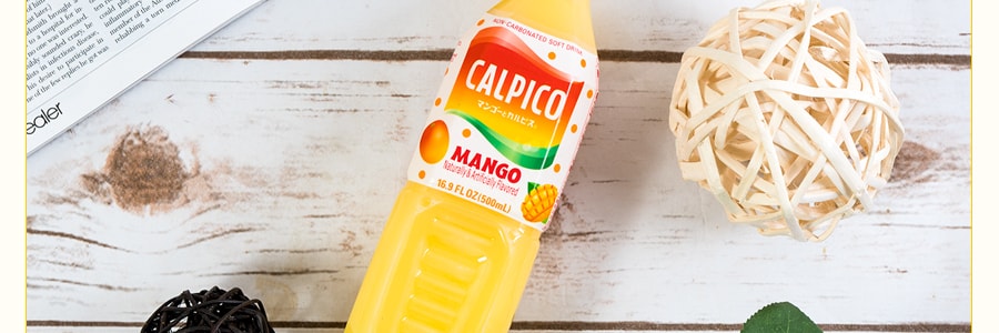 【超值分享装】日本CALPICO 无碳酸天然乳酸菌饮料 芒果味 500ml*12瓶装