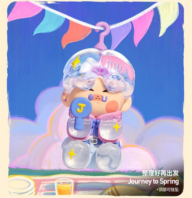 【中国直邮】 POP MART 泡泡玛特 小手拉小手系列手办盲盒玩具 潮流时尚礼物 随机1个