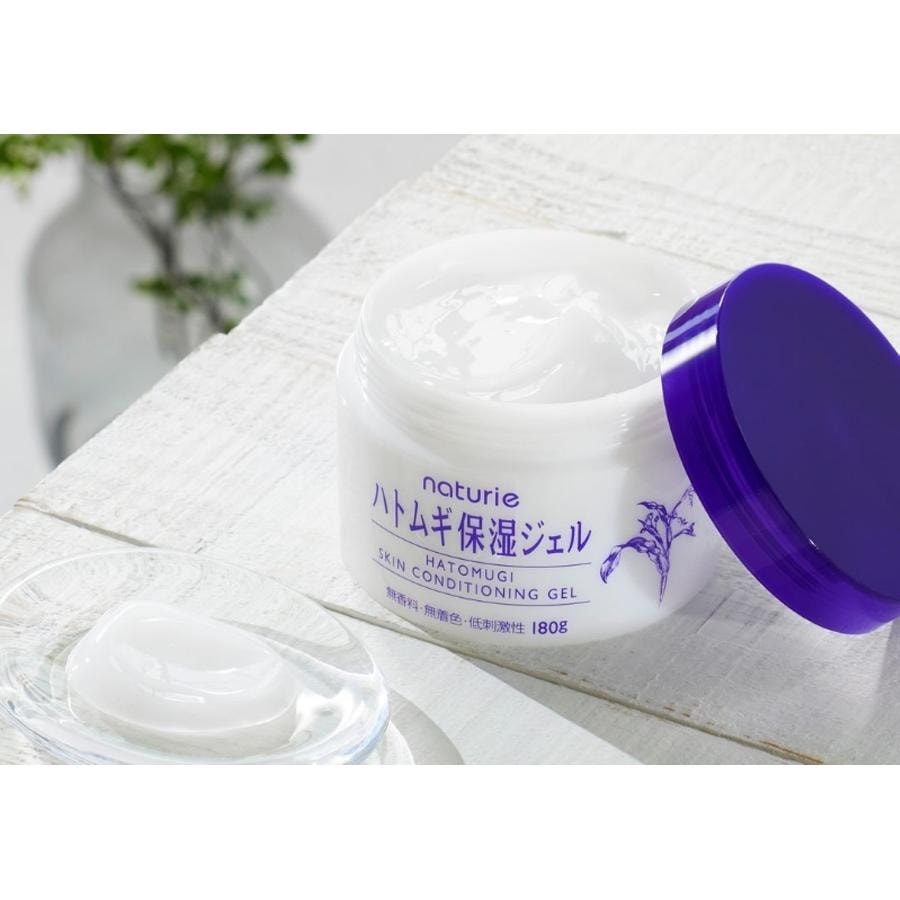 【日本直郵】 日本 naturie 薏仁 保濕乳霜 懶人補水 夏季清爽啫咖哩 180g