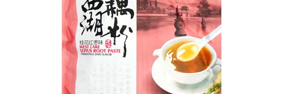 【江南美食】蓮峰 西湖藕粉 桂花紅棗口味 420g