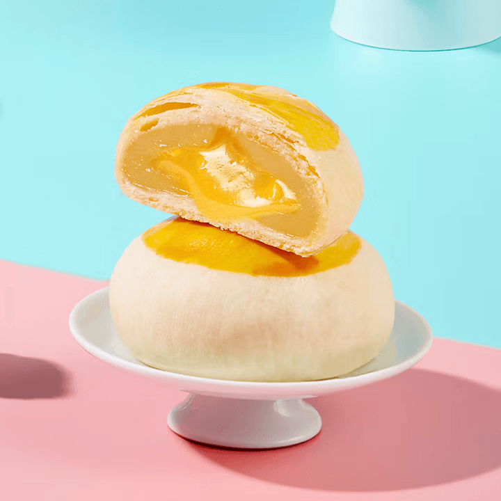 【中國直郵 品牌新鮮直髮】 臻味坊 豆乳月餅中秋禮盒 480g 高級新式健康流心月餅送禮