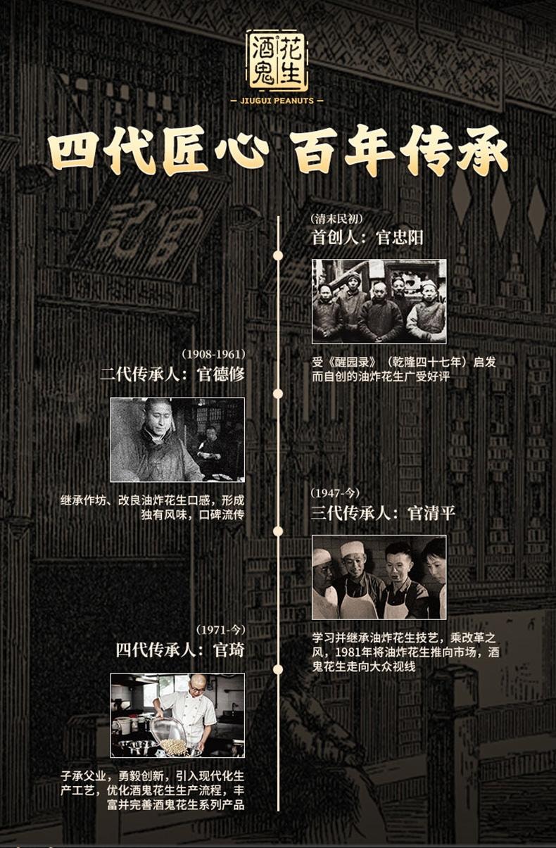 【中國直郵】 酒鬼 花生米(原味)實惠每日堅果 炒貨零食小吃下酒菜300g*1袋