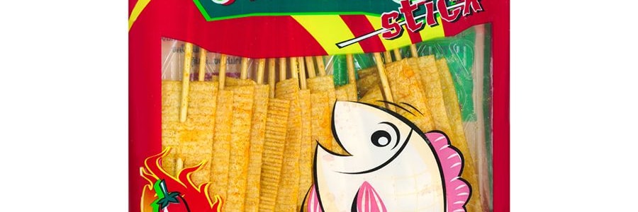 泰國LADYBIRD 魚片串 香 42.5g【一口穿越到泰國】【熱辣過癮】