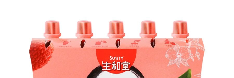 生和堂 唧唧龜苓爽 荔枝蜂蜜味 5袋入 1265g