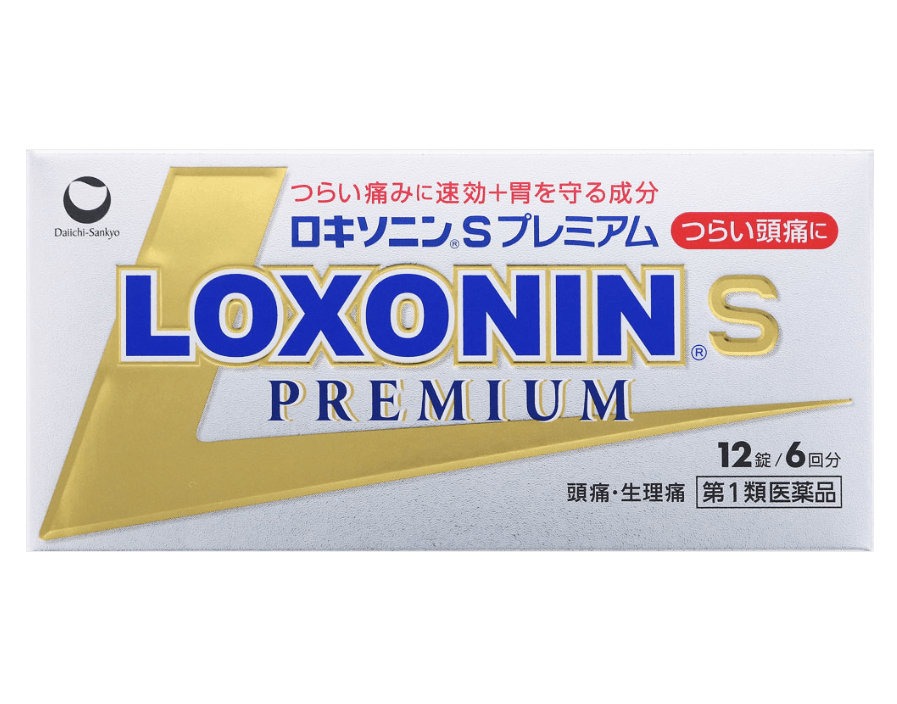 【日本直邮】第一三共乐松LOXONIN.S缓解生理痛头痛解热止痛药金盒最强款12片