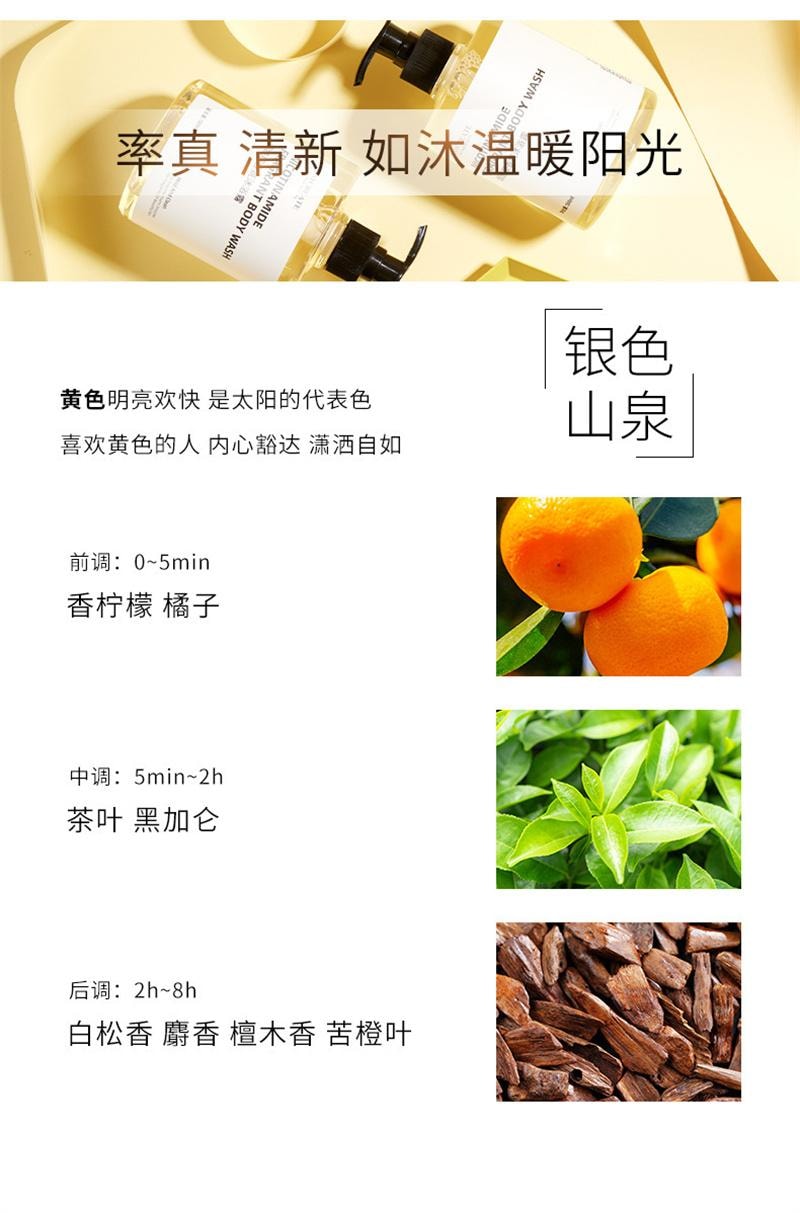 【中國直郵】 健美創研 煙醯胺香氛沐浴露 沐浴乳持久留香保濕補水 500ml