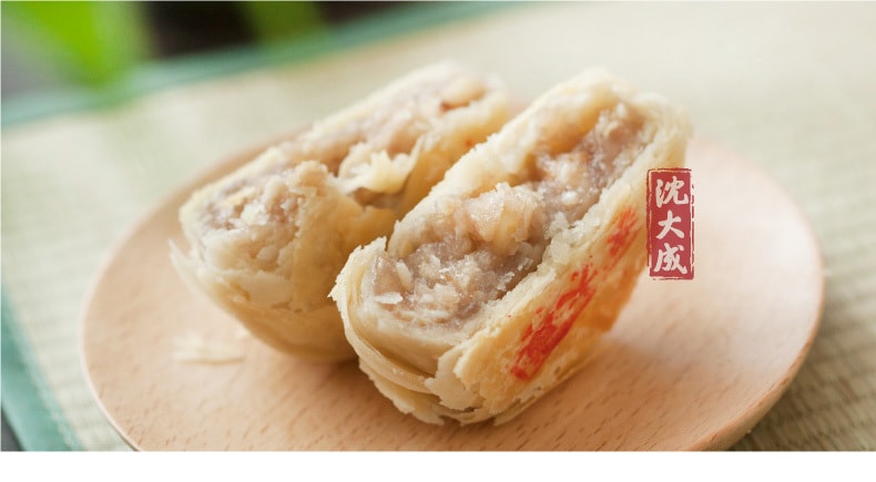 【全美最低价】【中国直邮】上海特产沈大成酥饼-上等五仁 5个装 