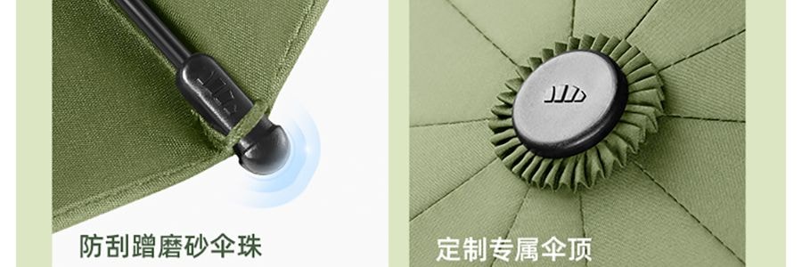 BENEUNDER蕉下 起始系列 遮陽傘自動三折傘 一鍵開啟自動反向雨傘 8骨款 薄影灰