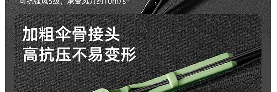 BENEUNDER蕉下 起始系列 遮陽傘自動三折傘 一鍵開啟自動反向雨傘 8骨款 薄影灰