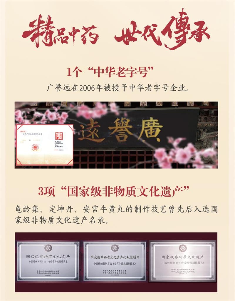 【中國直郵】 廣譽遠 定坤丹 6g*6丸/盒 滋補氣血調經舒鬱