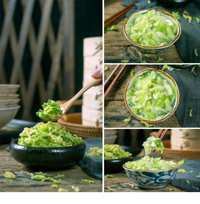 【中國直郵】 谷本道元 脫水蔬菜乾宿舍高麗菜速食蔬菜湯方便麵蔬菜湯包煮湯早餐配料 高麗菜乾 100g*1袋