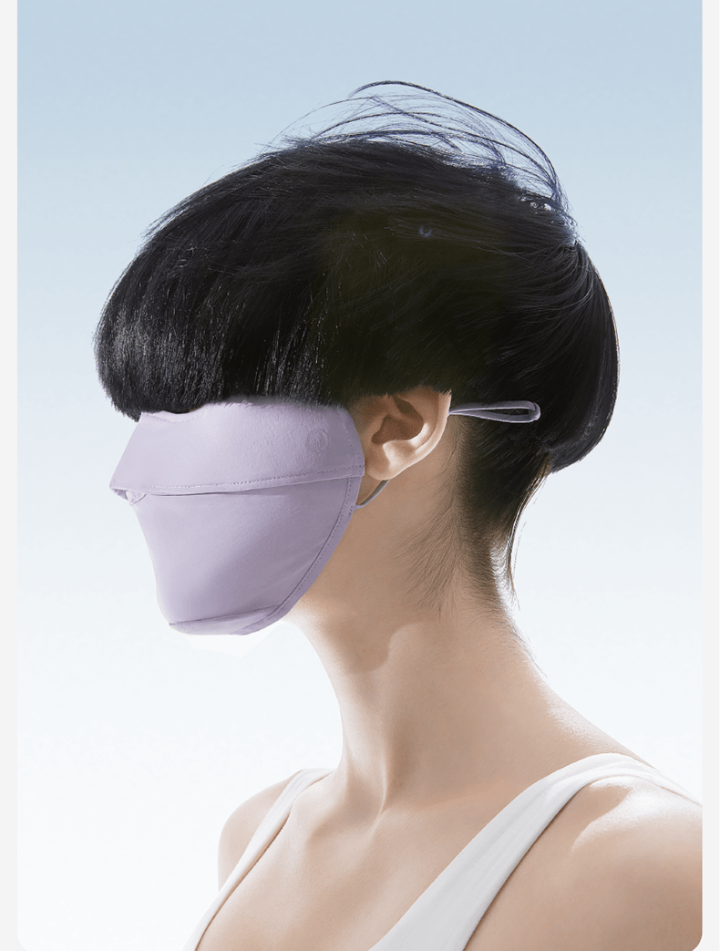 【中国直邮】蕉内Bananain 男女防紫外线透气护眼角口罩 S码-黑色款