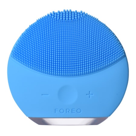 FOREO mini 2 Facial Cleansing Brush Gentle Exfoliation and Sonic Cleansing -AQUAMARINE