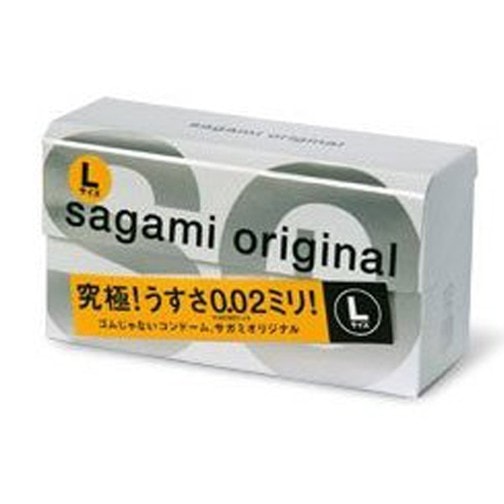 日本 SAGAMI 002 大码超薄安全避孕套 12个