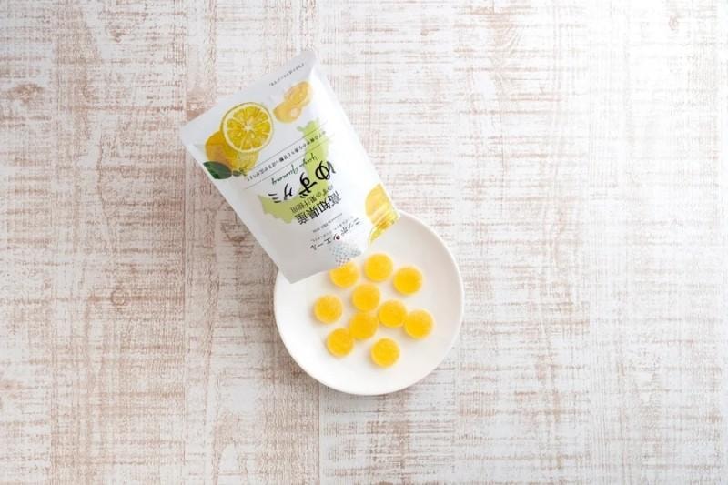  日本 TOKYO 全國農協 各地巡迴 純天然果醬 高知產柚子味軟糖 40g