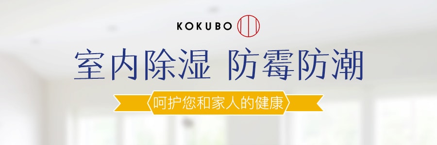 日本KOKUBO小久保 强力除湿防潮脱臭剂 1件入*3【超值3盒装】