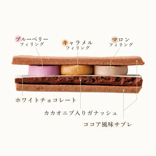 【日本直郵】ISHIYA石屋製菓 白色戀人 美冬 3層夾心巧克力餅乾 不同口味 3枚裝 期限限定