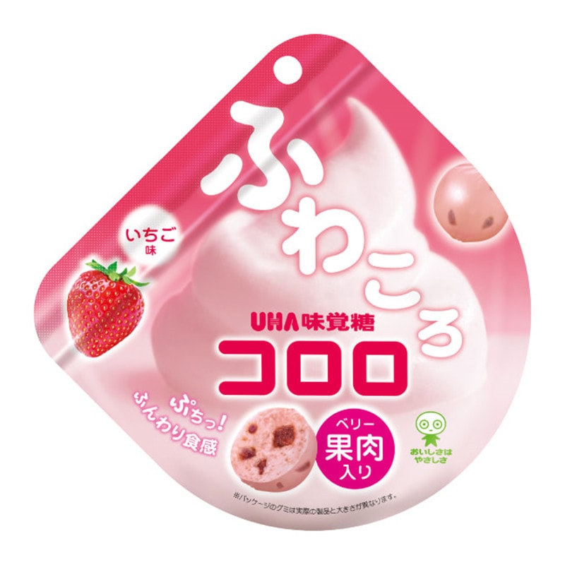 【日本直邮】日本UHA悠哈 味觉糖 纯正100%青葡萄口感果汁软糖 48g
