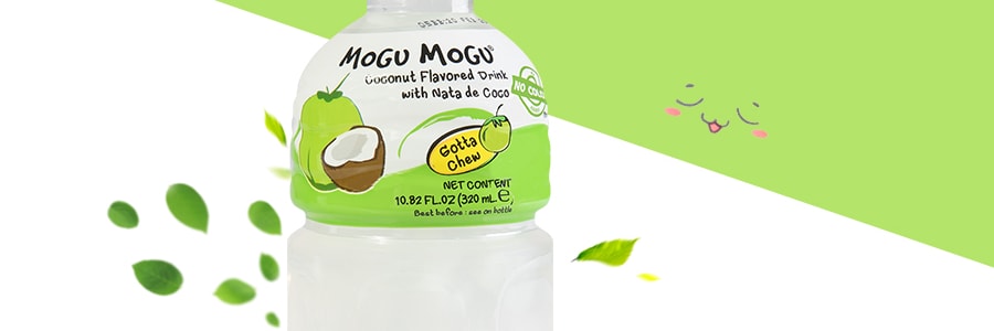 泰國MOGU MOGU 果汁椰果飲料 椰子口味 320ml