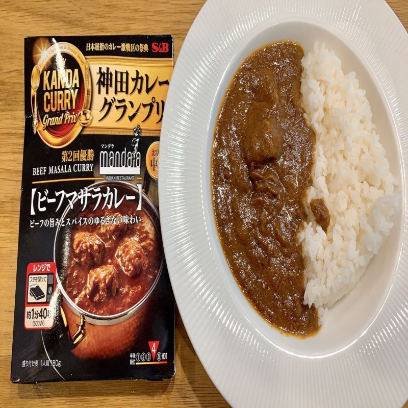 【日本直邮】日本 S&B 神田系列 特制香料 牛肉咖喱  一人份 180g