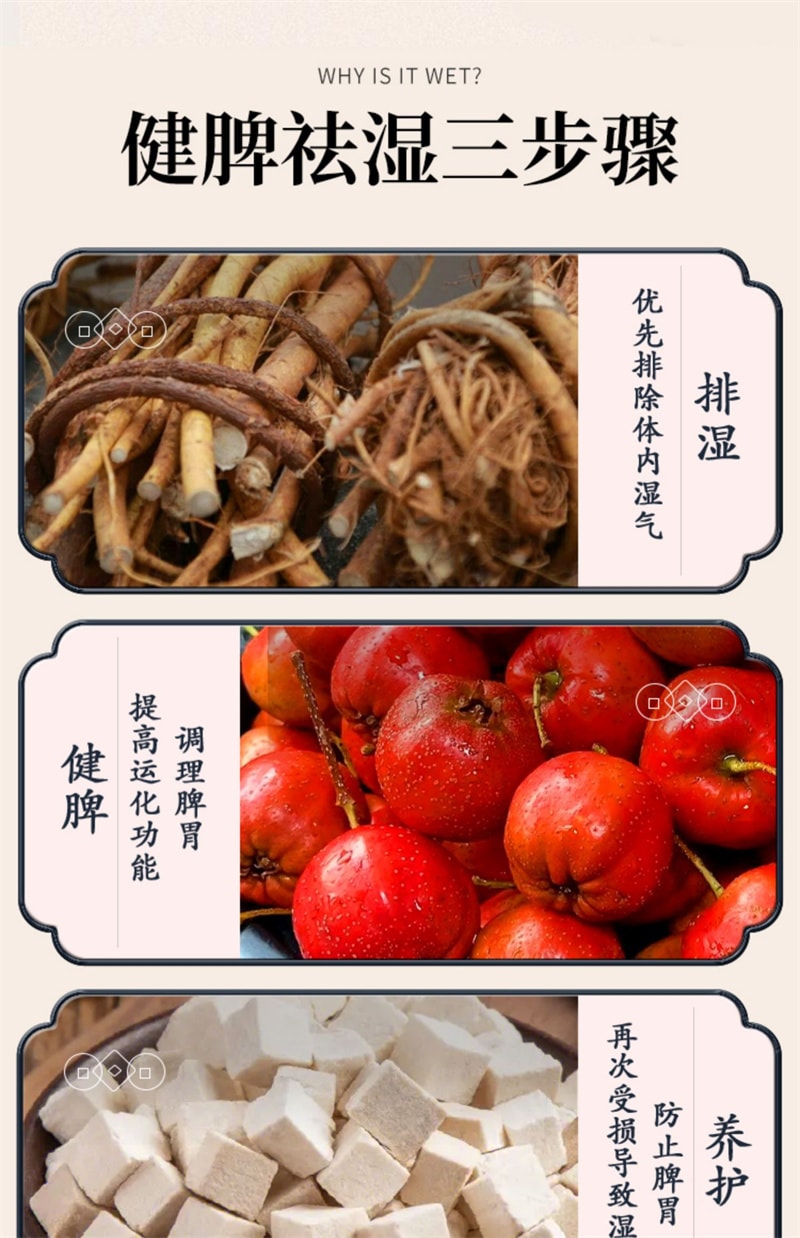 【中國直郵】輔滋堂 茯正濕元膏260g五指毛桃茯苓調理脾胃濕胖舌苔厚膩口苦伏濕