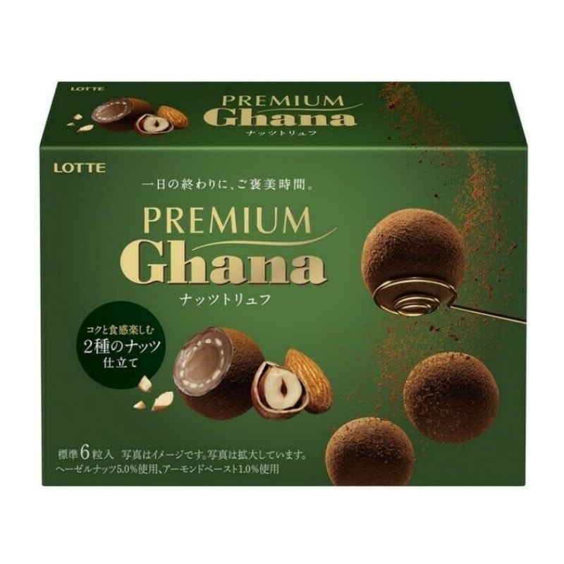 日本樂天LOTTE 秋季限定 GHANA 堅果松露夾心巧克力 65g
