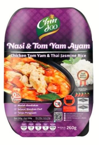 Chicken Tom Yam & Thai Jasmine Rice 260g