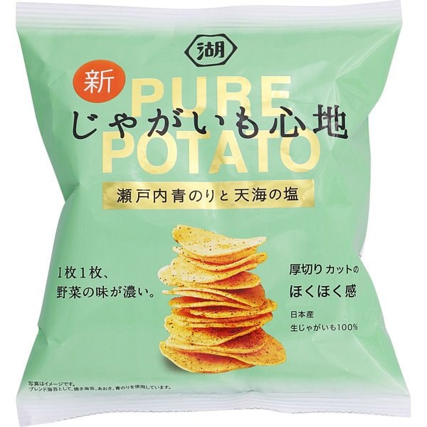 日本 KOIKEYA 湖池屋 烤海苔海盐味薯片 58g