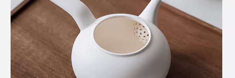 藍色印刷東方 耳語茶具旅行套裝 便攜式陶瓷杯子茶壺茶杯套裝 1壺2杯旅行裝 送禮禮盒