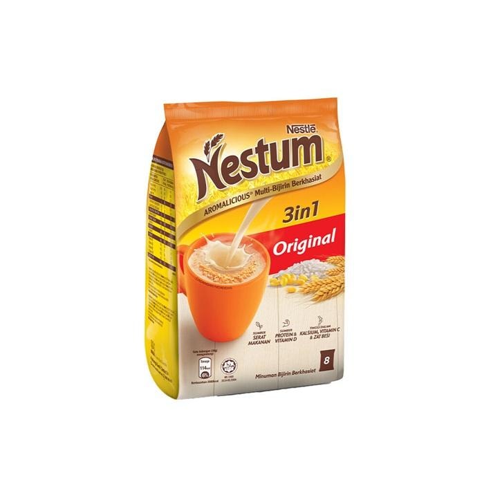 日本 NESTLE NESTUM 全谷类3合1原味麦片饮 8包入