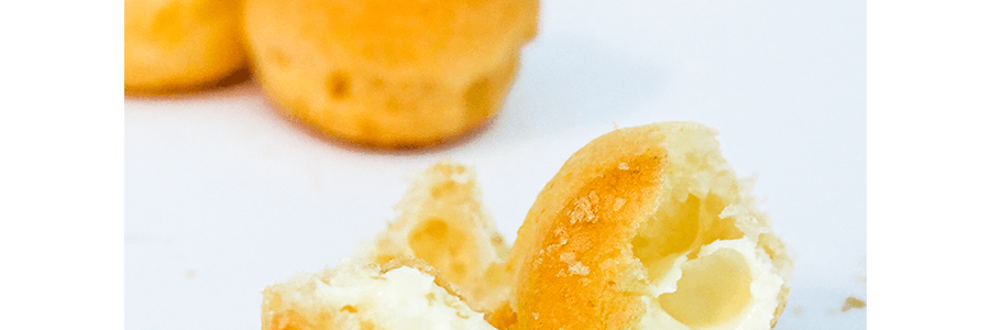 Mini Puff saveur lait, 2.11 oz【Croquant extérieur garniture crémeuse】