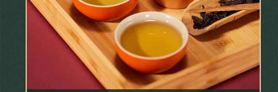 【預售】【預計1月中發貨】【亞米獨家】沈大成 多柿如意糕點禮盒 300g【柿福奶黃果6枚+泉州德化瓷器茶具1套+大紅袍武夷岩茶8罐】【上海特產】【年祥貨禮盒】