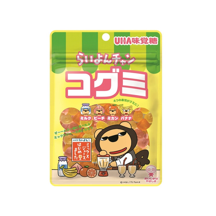 【日本直邮】UHA悠哈 味觉糖 什锦果汁软糖 65g
