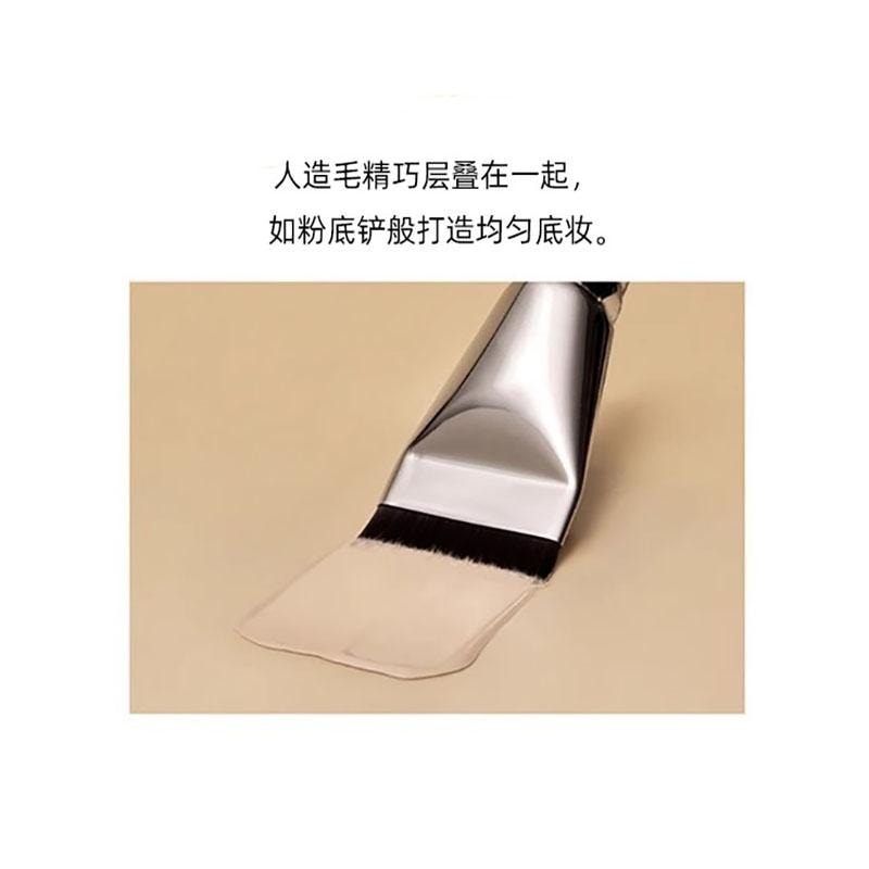 美国 NOVAGLOW 一字刷和刀锋刷 粉底隔离防晒面膜 多功能化妆刷 2支装